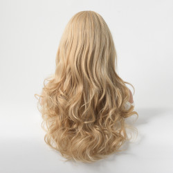 Perruque Blonde, Longue, Ondulée et Synthétique, pour Femme