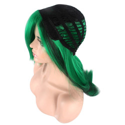 Perruque Bicolore, Longue et Lisse, pour Femme