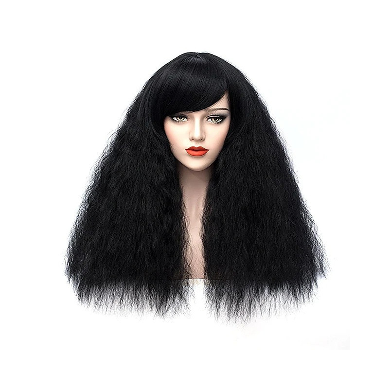 Perruque Longue et Épaisse, Ondulée et Synthétique, pour Femme