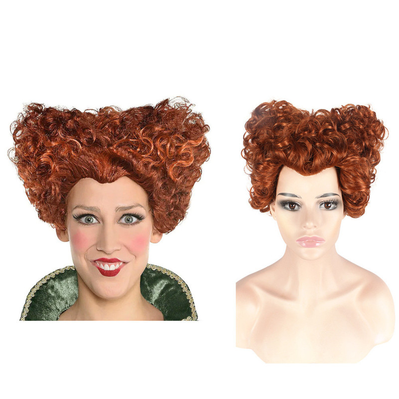 Perruque Courte et bouclée, pour Femme