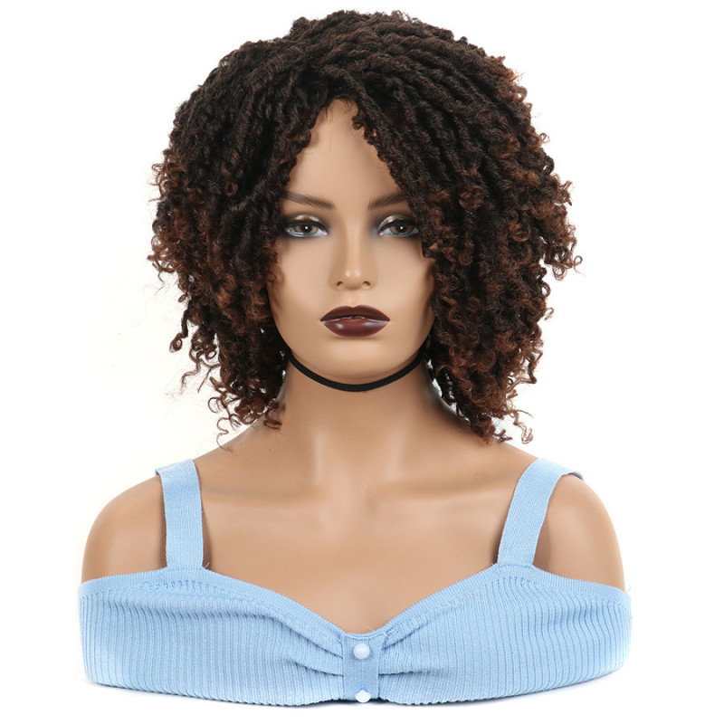Perruque Courte et Bouclée pour Femme