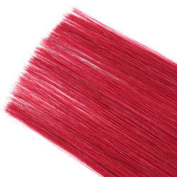 Extension de Cheveux Naturels, Rouges et Lisses, pour Femme