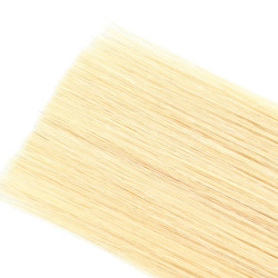 Extension de Cheveux Naturels, Blonds et Lisses, pour Femme