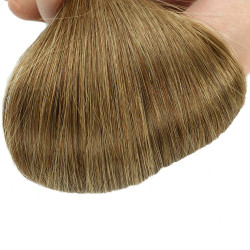 Extension de Cheveux Naturels Brun Clair, pour Femme