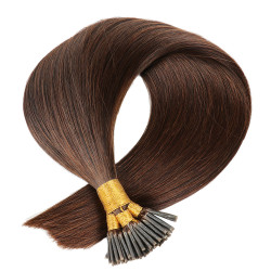 Extension de Cheveux Bruns et Lisses, pour Femme