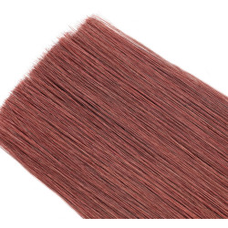 Extension de Cheveux Brun-Roux et Synthétiques, pour Femme