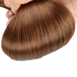 Extension de Cheveux à la Kératine, Longs et Lisses, pour Femme