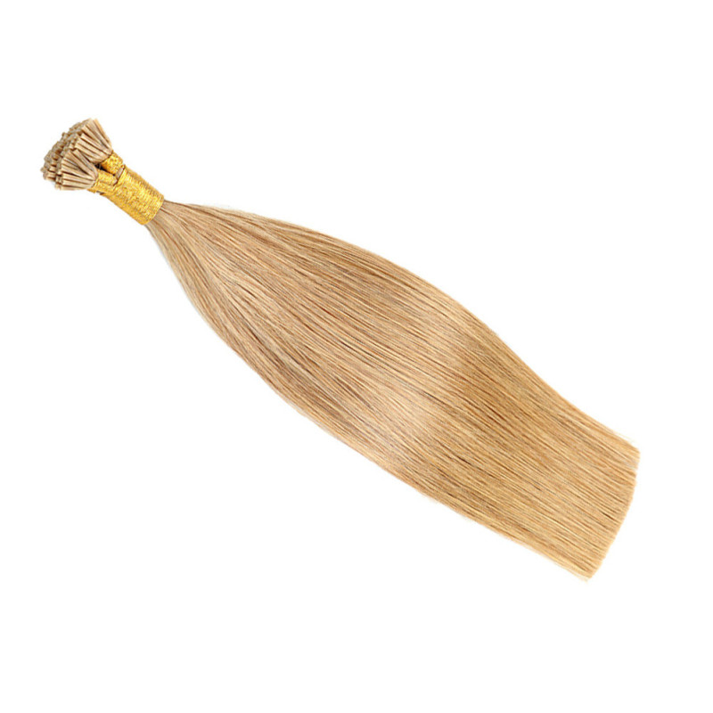 Extension de Cheveux en Soie Blonds, Longs et Lisses, pour Femme