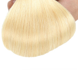 Extension de Cheveux Naturels Blonds, pour Femme