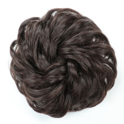Perruque de Chignon Ondulé, pour Femme