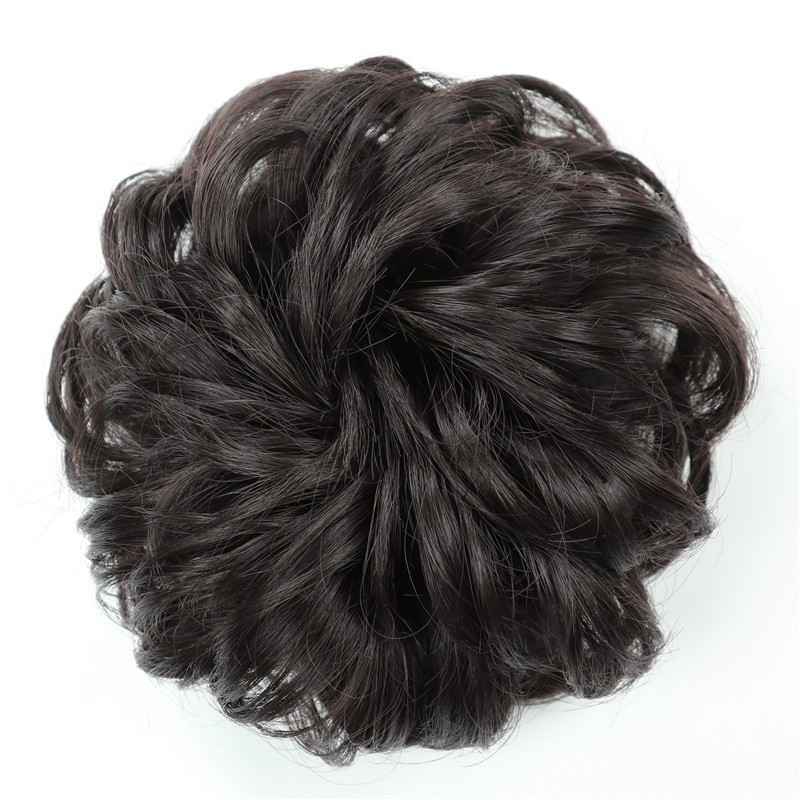 Perruque de Chignon Ondulé, pour Femme
