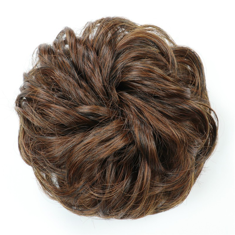 Perruque de Chignon Ondulé, pour Femme