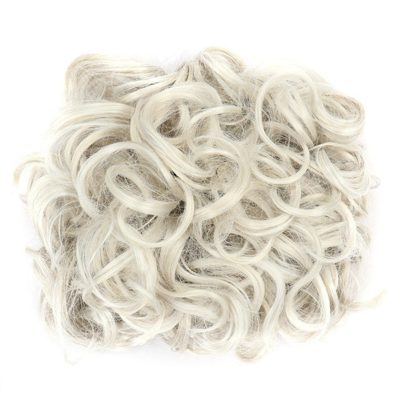 Perruque Blond Polaire, Longue et Bouclée, pour Femme