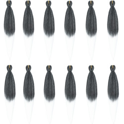 Extension de Cheveux Longs et Bicolores, pour Homme