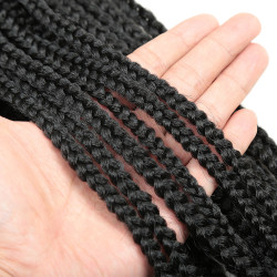 Perruque Noire, en Queue de Cheval Tressée, pour Femme