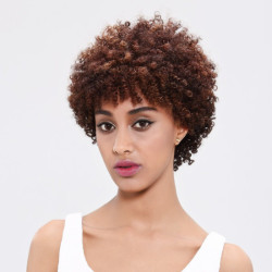Perruque Afro Brune, pour Femme