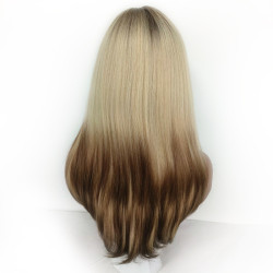 Perruque Blonde, Longue et Lisse, pour Femme