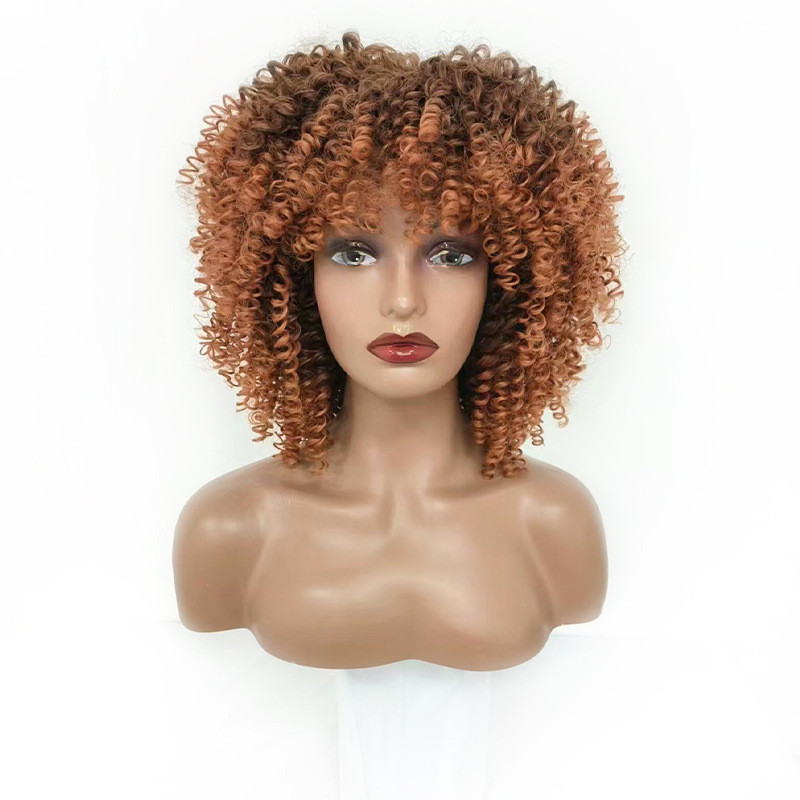Perruque Cuivrée et Bouclée, pour Femme