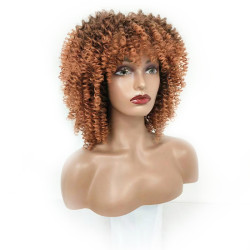 Perruque Cuivrée et Bouclée, pour Femme