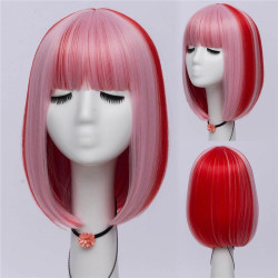 适合圆脸假发短发女2021年时尚新款造型bobo头仿真全头套式假发套