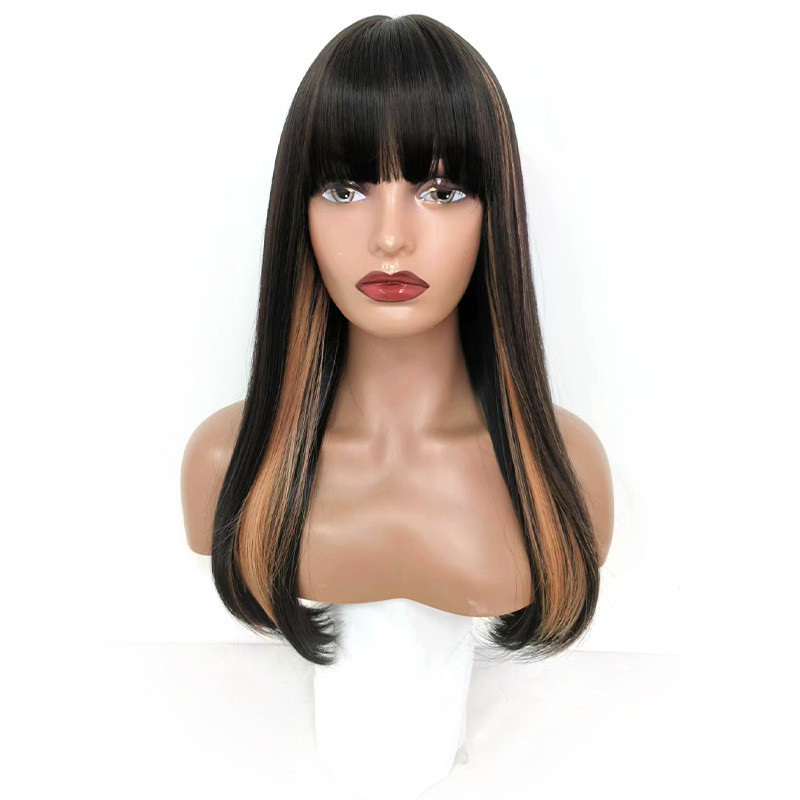 Perruque Longue et Lisse, pour Femme