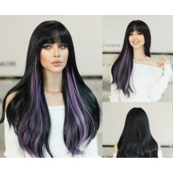 Perruque Ombrée Ondulée, pour Femme