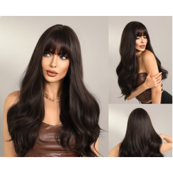 Perruque Ombrée Ondulée, pour Femme