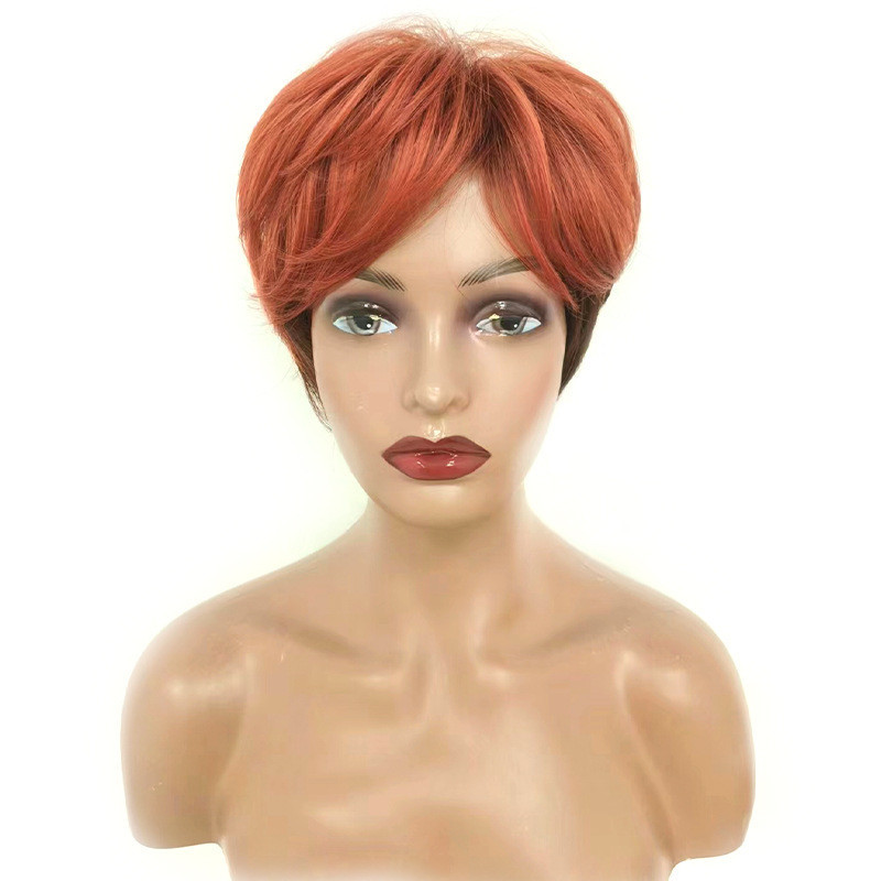 Perruque Courte et Lisse, pour Femme