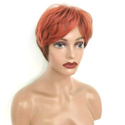Perruque Courte et Lisse, pour Femme