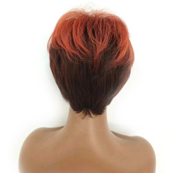 Perruque Courte et Lisse, pour Femme