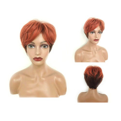 Perruque Courte et Lisse, pour Femme