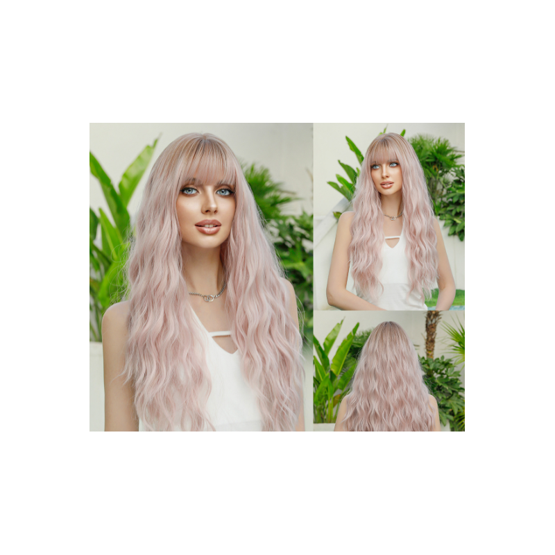 Perruque Ombrée Ondulée, pour Femme