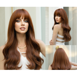 Perruque Ombrée Ondulée, pour Femme